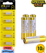 12V 27A A27 Alkaline Battery, V27A LR27A MN27 L828 12V Battery 5-Pack 