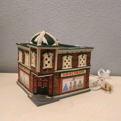 Vtg 1998 Department 56 H. J. Heinz 57 Varieties Groceries Corner Store Light Up