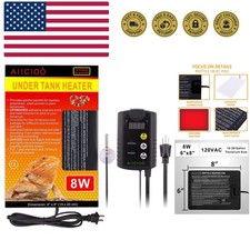 Under Tank Heater Thermostat - Reptile Heating Pad with Temperature Control R...