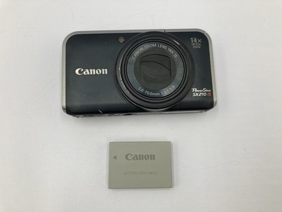 Excellent Canon PowerShot SX210 IS black Compact Digital Camera