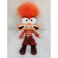 Inside Out 2 Anxiety 16" Plush Doll Orange Hair Striped Shirt Toys