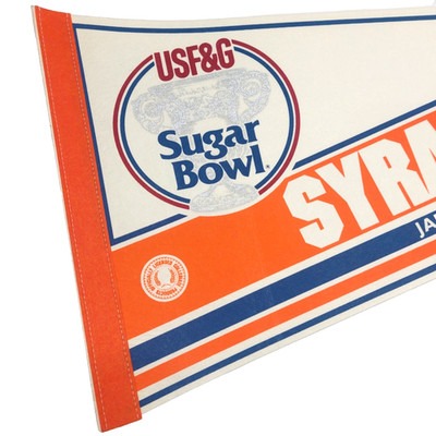 Syracuse Orange Sugar Bowl USF&G 1988 Full Size Pennant 12''x30'' NCAA