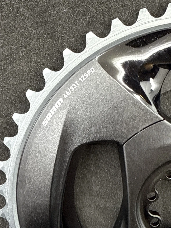 SRAM Force AXS 2x12-Speed 46 33t CHAINRING Set SPIDER & Mounting BOLTS 107 BCD - Image 2 of 4