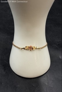 14K Two Tone Gold Bracelet 2.39g