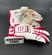 Onyx Baseball Autographed Game Used Batting Gloves Gabriel Arias MLB Guardians