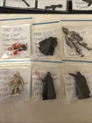 Vintage Star Wars X6 Die Cast Metal Micro Collection 1982 Kenner Figures VGC