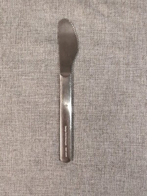 Vtg 1987 Lufthansa Wolf Karnagel Hepp Knife Designer Cutlery Flatware Airline
