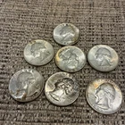 7- 1959 Washington Silver Quarters 90% SILVER Coins