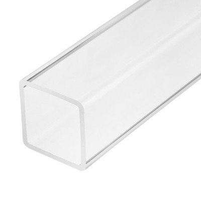 1 Pcs 30mmx30mmx2mm Wall Thickness 245mm Long Clear Acrylic Square Tube