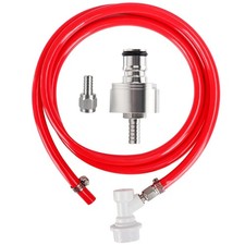 5.5ft Co2 Gas Line Tubing Kit with Carbonation Cap for Soda Bottle