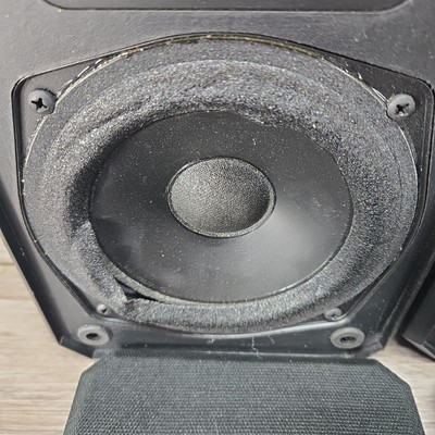 Boston Acoustic HD5 Bookshelf Speakers Set Black Wood 8 Ohms