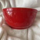 Vintage PYREX - 1 1/2 QT. - #402 PRIMARY Glossy Red Mixing Bowl Very Collectible