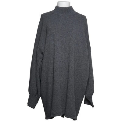 By Aylin Koenig, Kleid, Größe: L, Grau, Kaschmir/Merinowolle, Fischgräte #Niv