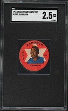 1956 Sugar Ray Robinson Crack Gigantes de Figuritas #109 Boxing SGC 2.5, Best!