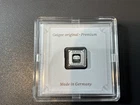 1 gram Geiger Edelmetalle Silver Bar .999 fine -in Assay