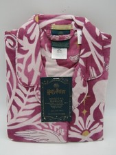 Pottery Barn HARRY POTTER Patronus Damask Flannel Pajama Set S Burgundy 9971R