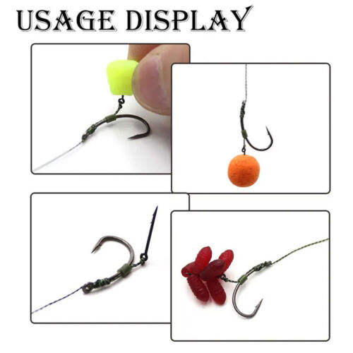 20x Black Bait Spike Carp Fishing Hook Bait Sting Boilies Pin Rigs Tool 8mm-15mm - Picture 5 of 15