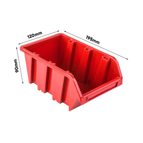 WALL MOUNTED TOOL PEG BOARD 2304mm x 780mm 192 ELEMENTS GARAGE STORAGE BINS - Picture 8 of 9