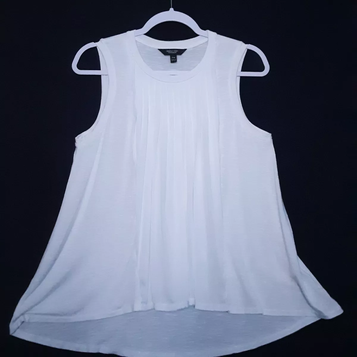 Vera wang sleeveless tops sale