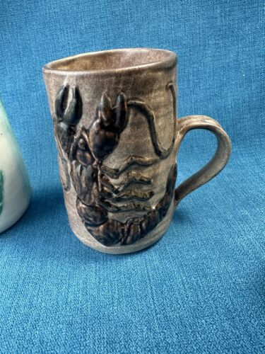 VINTAGE HARMONY POTTERY - Studio Pottery - Cornwall 3 X Mugs 10 Cm VGC MCM - Picture 3 of 20