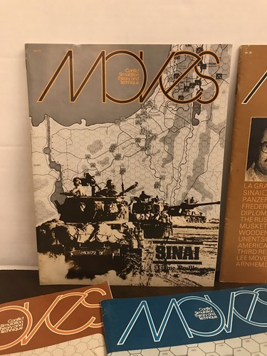 Moves Conflict Simulation Theory And Technique Magazines 1970s Lot 8 Wargaming - Foto 2 di 4