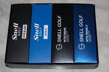 NEW 1 DOZEN SNELL MTB BLACK , X , PRIME PRIME X GOLF BALLS FREE 2 Dozen TEES