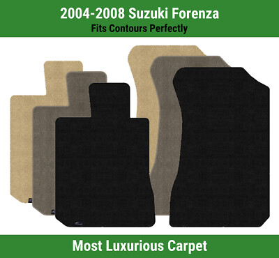 Lloyd Luxe Front Row Carpet Mats for 2004-2008 Suzuki Forenza 