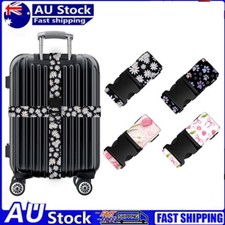 New Adjustable Luggage Strap Travel Suitcase Secure Lock Safe Nylon Packing Belt