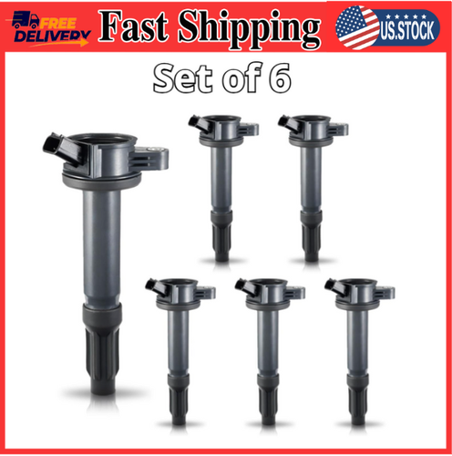 Set of 6 Ignition Coils for 2006-2012 Ford Mercury, Replaces DG514 C1594 UF486