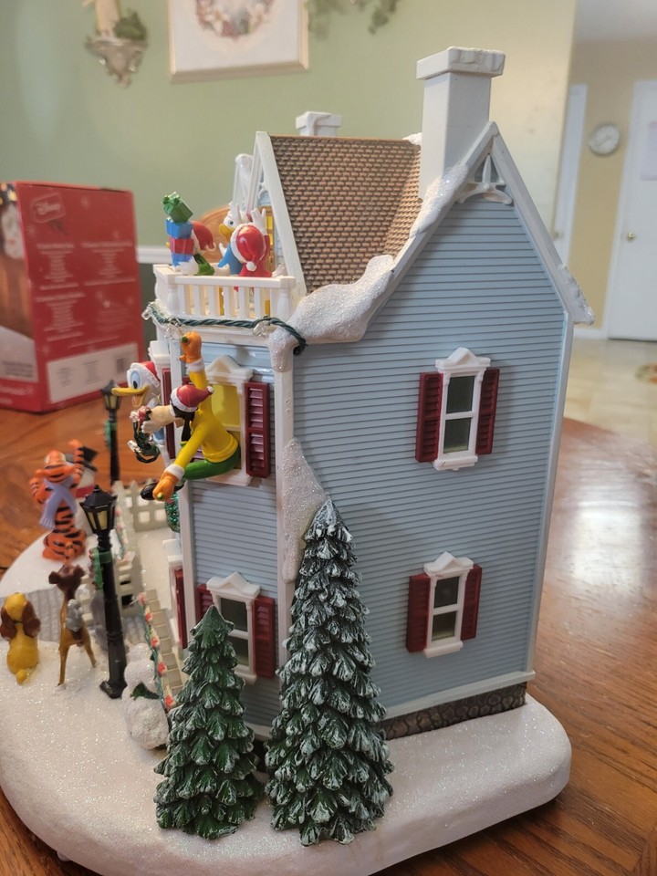 2022 COSTCO Christmas Decor Disney Animated Holiday House Lights Music