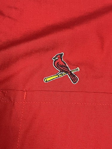 Size XS SET Cherokee Uniforms Scrub Top Bottoms St Louis Cardinals MLB Baseball - Picture 3 of 14