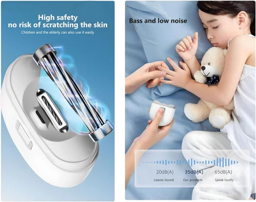 Cortaúñas Eléctrico de Seguridad Automático Recortador de Uñas Gruesas Herramienta Profesional - Imagen 13 de 20