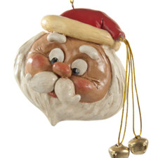 Large Santa Head Ornament Bert Anderson Collection