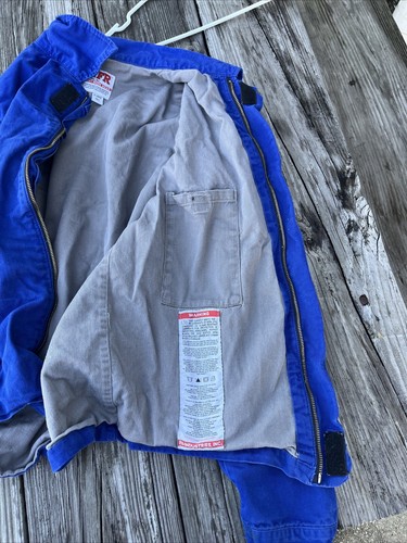 Blue Walls FR Flame Fire Resistant Jacket SZ XL Tall. See desc. for condition - Picture 8 of 20