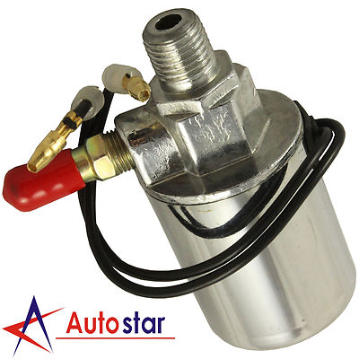 New Chrome 12V 24V Train Truck Air Horn Electric Solenoid Valve Heavy Duty 1/4''