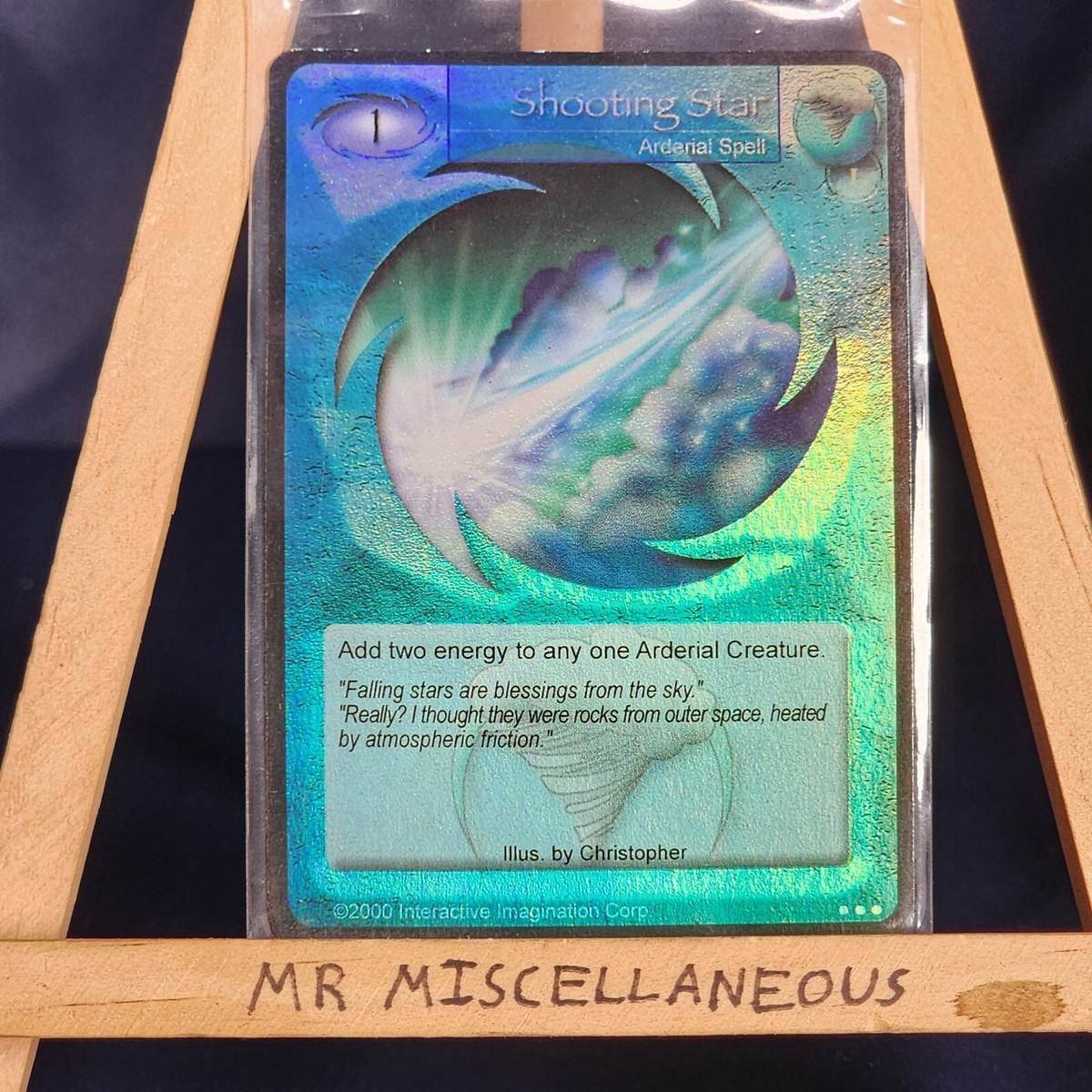 Magi Nation Duel - Shooting Star - Arderial Spell - Base Limited * Foil /  Holo