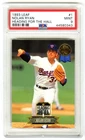 NOLAN RYAN (POP 59) 1993 LEAF "HEADING for HALL" PSA-9 MINT FINAL SEASON CARD #1