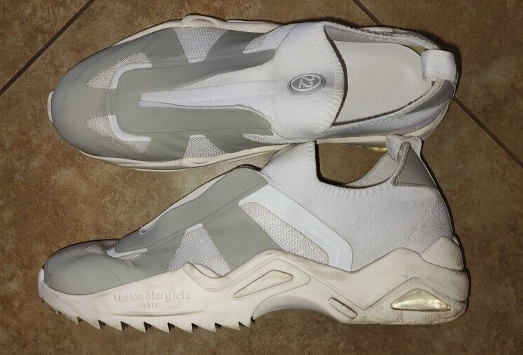 Men's Maison Margiela Paris 22 Future Low White Sneaker Sz 45 Made
