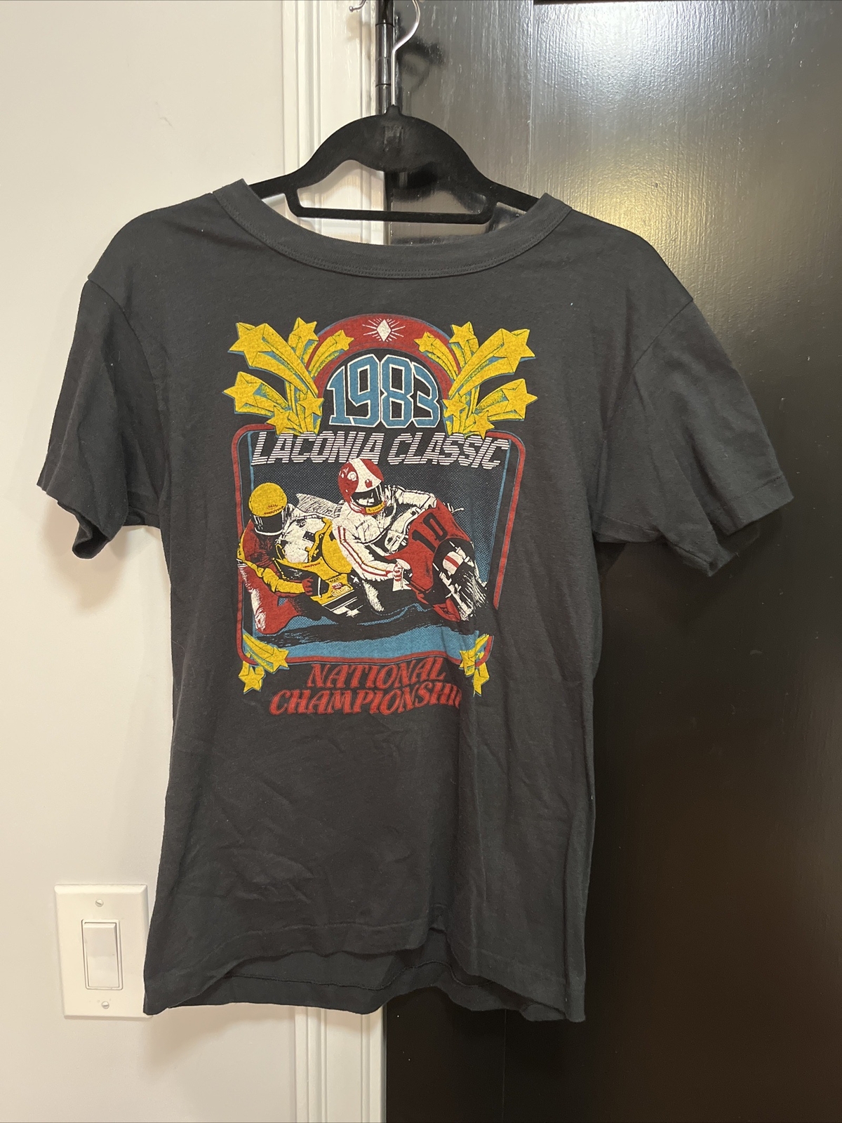 ALTRA Maglietta Vintage Laconia Nat Championship 1983 Grande Motocross Racing. MAGLIETTA VINTAGE