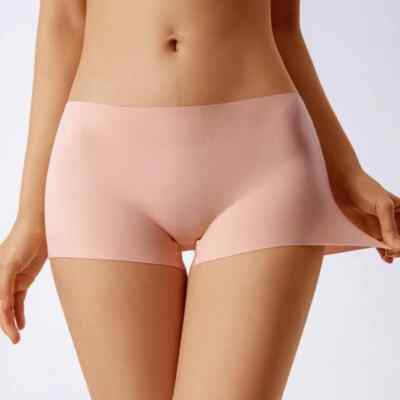Damen Seamless Boxershorts Eis Seide Höschen Damen Unterwäsche Slips 3/6 Pack