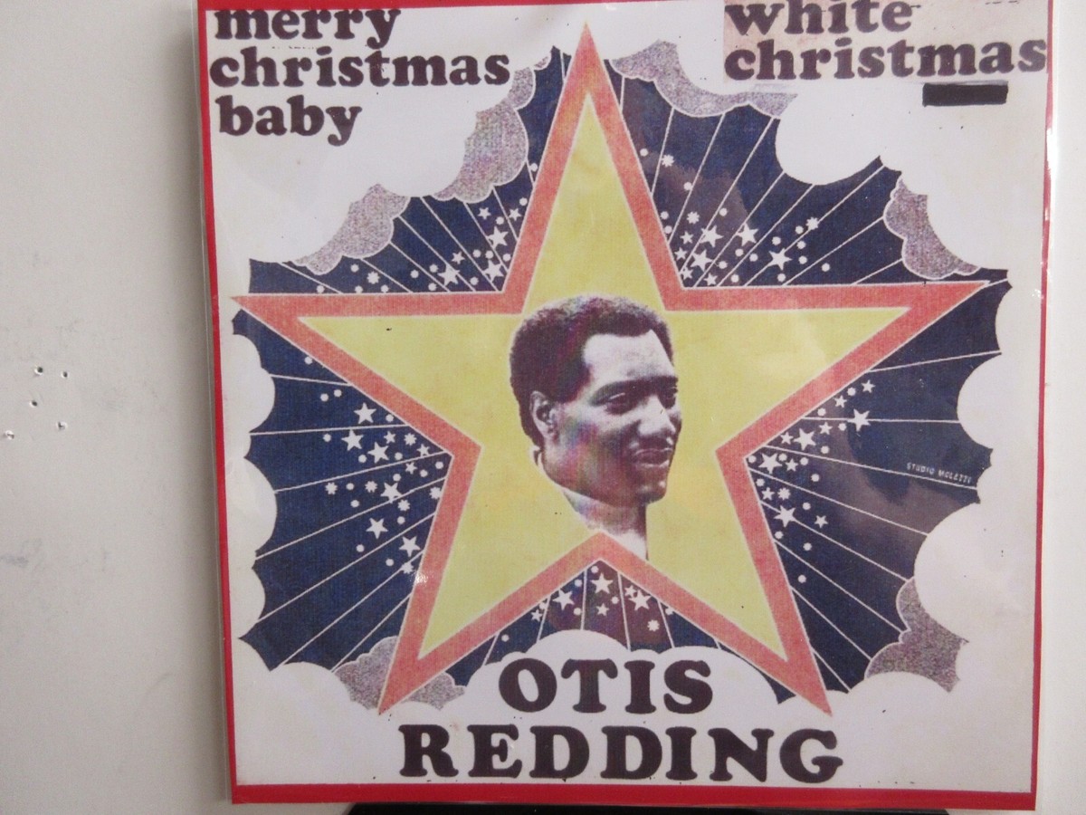💥*OTIS REDDING HIT 45 + PICTURE [MERRY CHRISTMAS BABY/WHITE