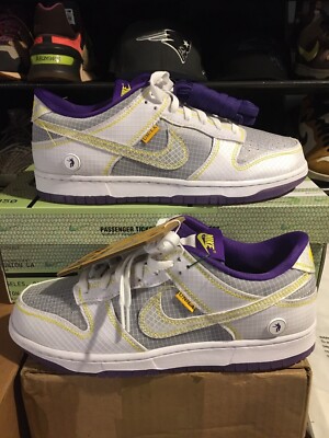 Size 10 - Nike Dunk Low x Union Gray/Purple/Yellow 2022
