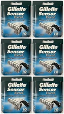Gillette Sensor Excel Razor Blades - 60 Cartridges