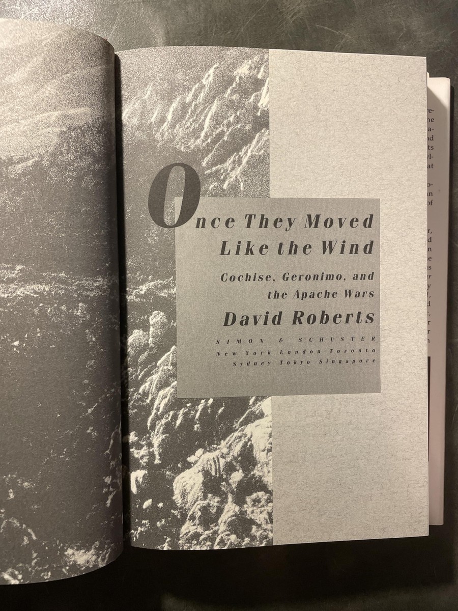 Once They Moved Like the Wind: Cochise, Geronimo, and the Apache Wars (USED) Once They Moved Like the Wind: Cochise, Geronimo, and the Apache Wars (USED)