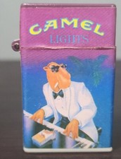 Vintage Joe Camel Zippo Refillable Lighter Joe Jazz Piano Music Graphic 1992