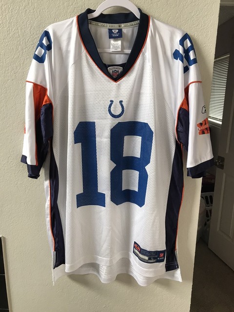Vintage 2010 Peyton Manning #18 Indianapolis Colts NFL Super Bowl XLIV Jersey | eBay