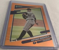2021 Donruss Baseball Antonio Senzatela Colorado Rockies Holo Orange #208