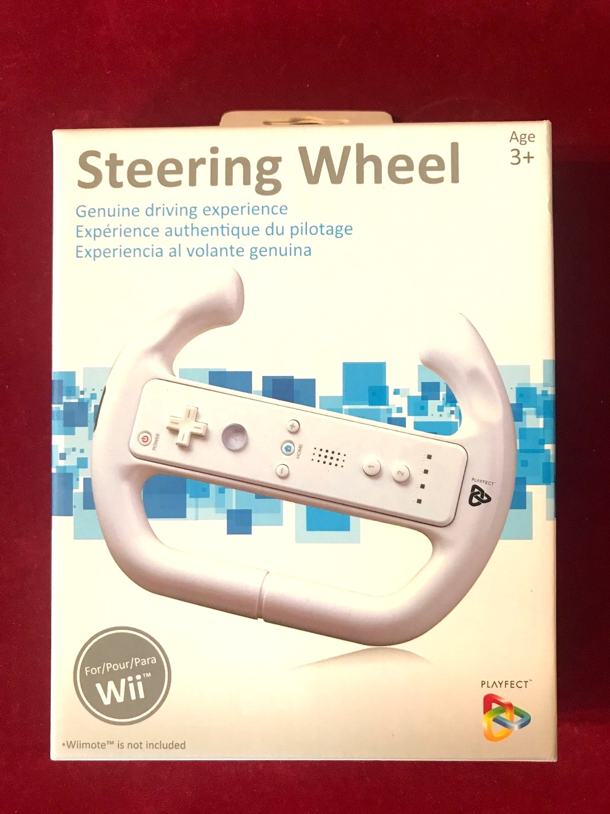 Playfect Steering Wheel for Nintendo Wii