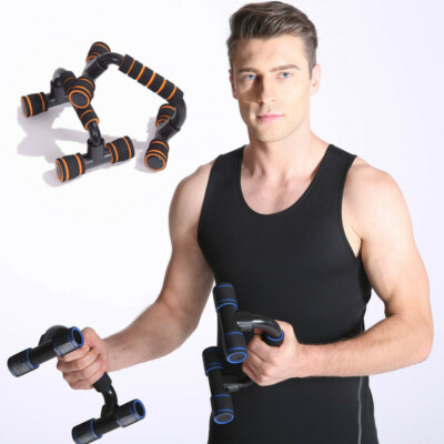 Push-up Stand Bar PVC H-shaped Handle Fitness Equipment Home Gym