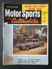 AUSTRALIAN MOTOR SPORTS AND AUTOMOBILES MAGAZINE - Volume 17 No.1 January 1962